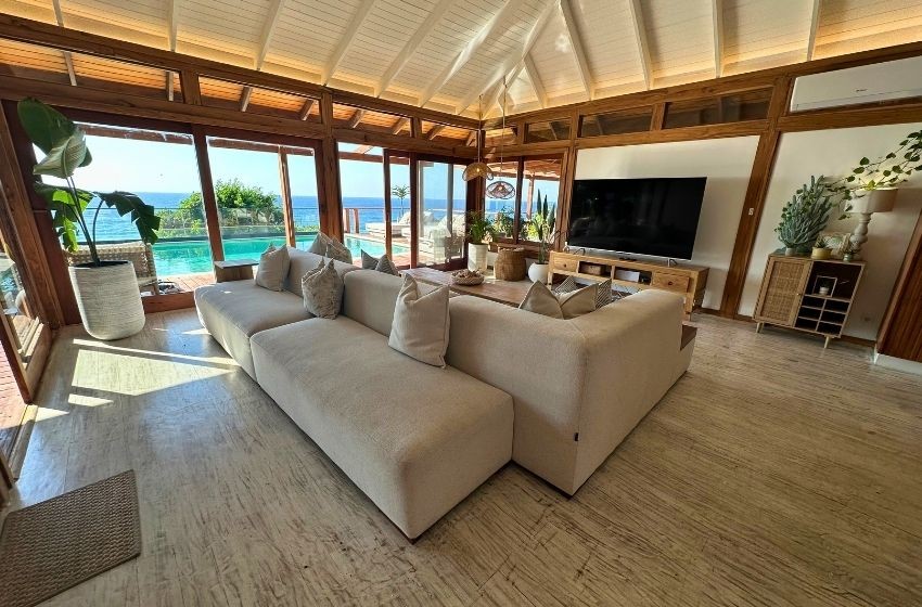 Lounge with sea view Aloha 28 Ponta Mamoli