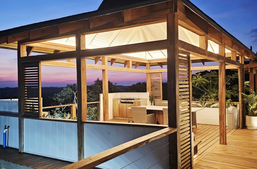 Exterior gazebo Aloha 28 Ponta Mamoli