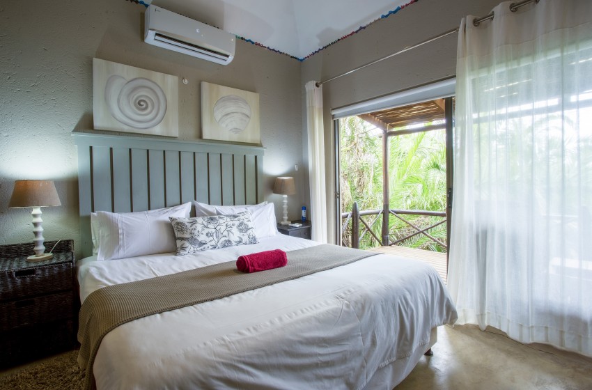 bedroom at Baleia Azul 23, Ponta Mamoli