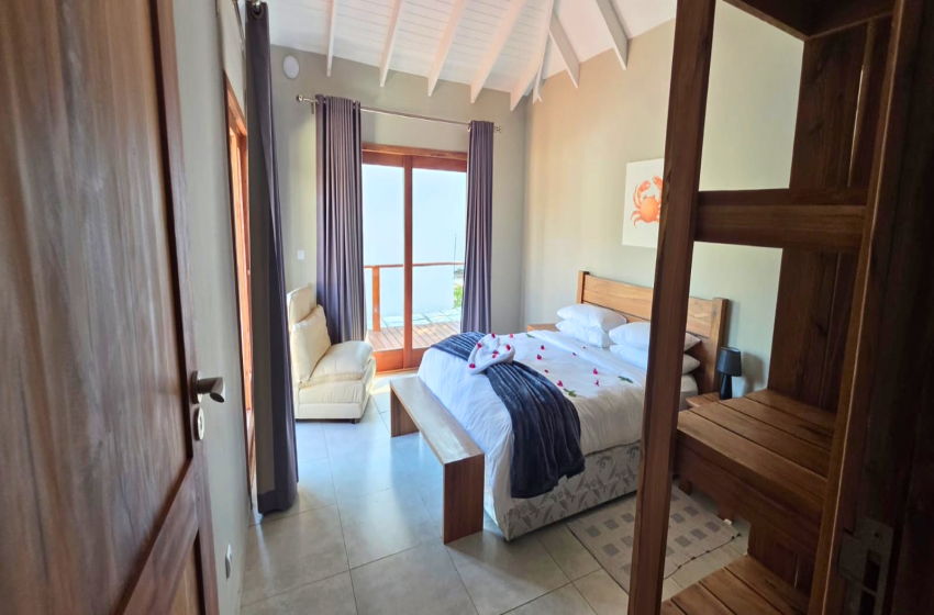 Bedroom at Makana 3B in Ponta Mamoli