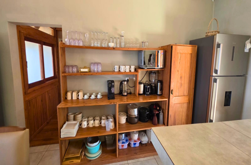Kitchen at Makana 3B in Ponta Mamoli