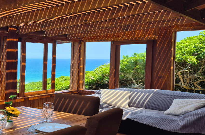 Lounge area at V&K Peak in Ponta Mamoli