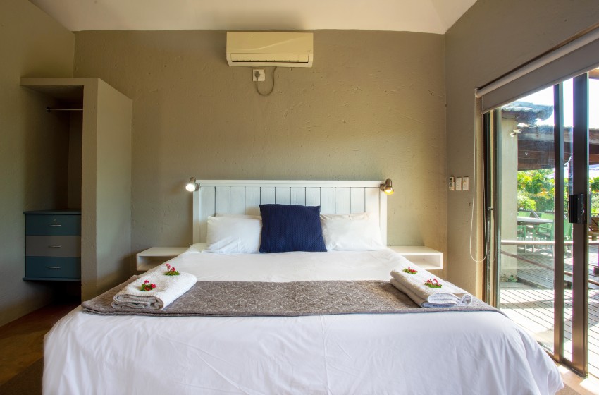 Bedroom 2 at Baleia Azul 15 in Ponta Mamoli
