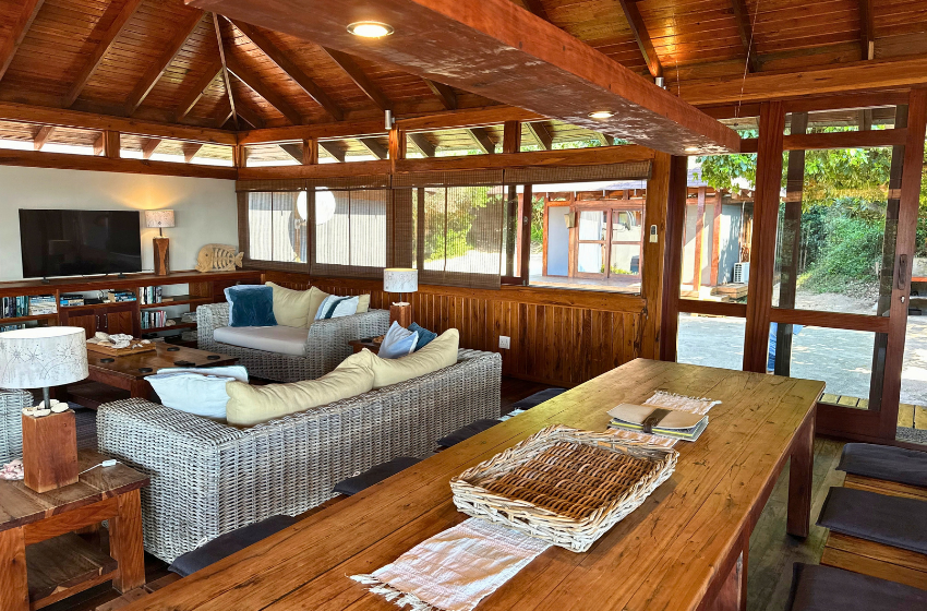living room at Aloha 3 in Ponta Mamoli