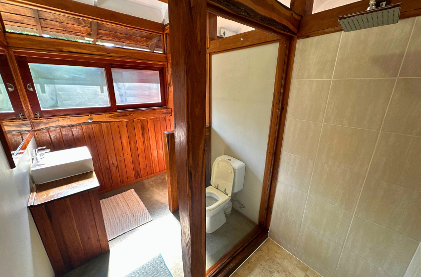 bathroom 1 with shower at Aloha 3 in Ponta Mamoli