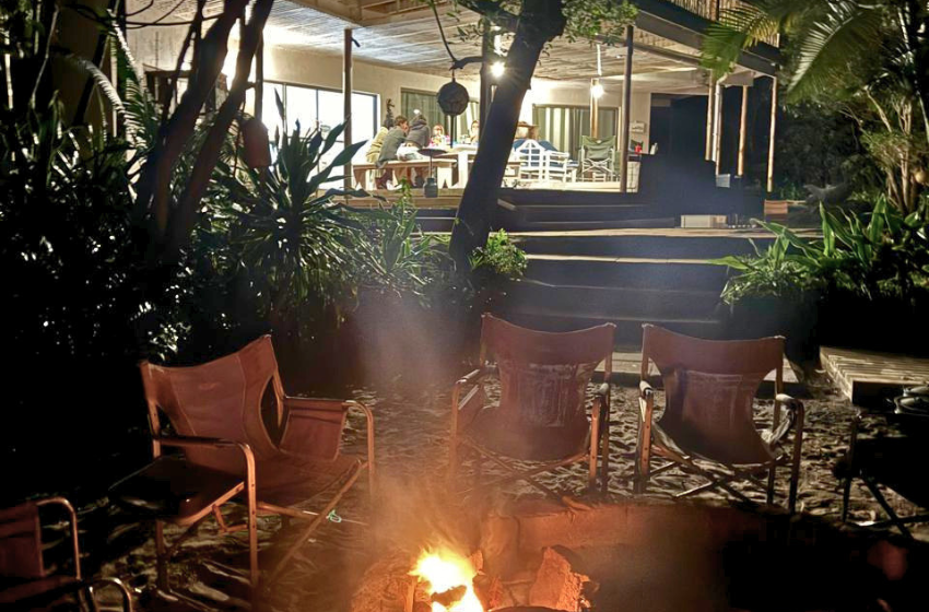 braai area at Kangela 14 in Ponta Malongane