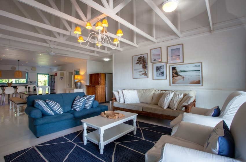 lounge area at Casa Branca in Ponta do Ouro